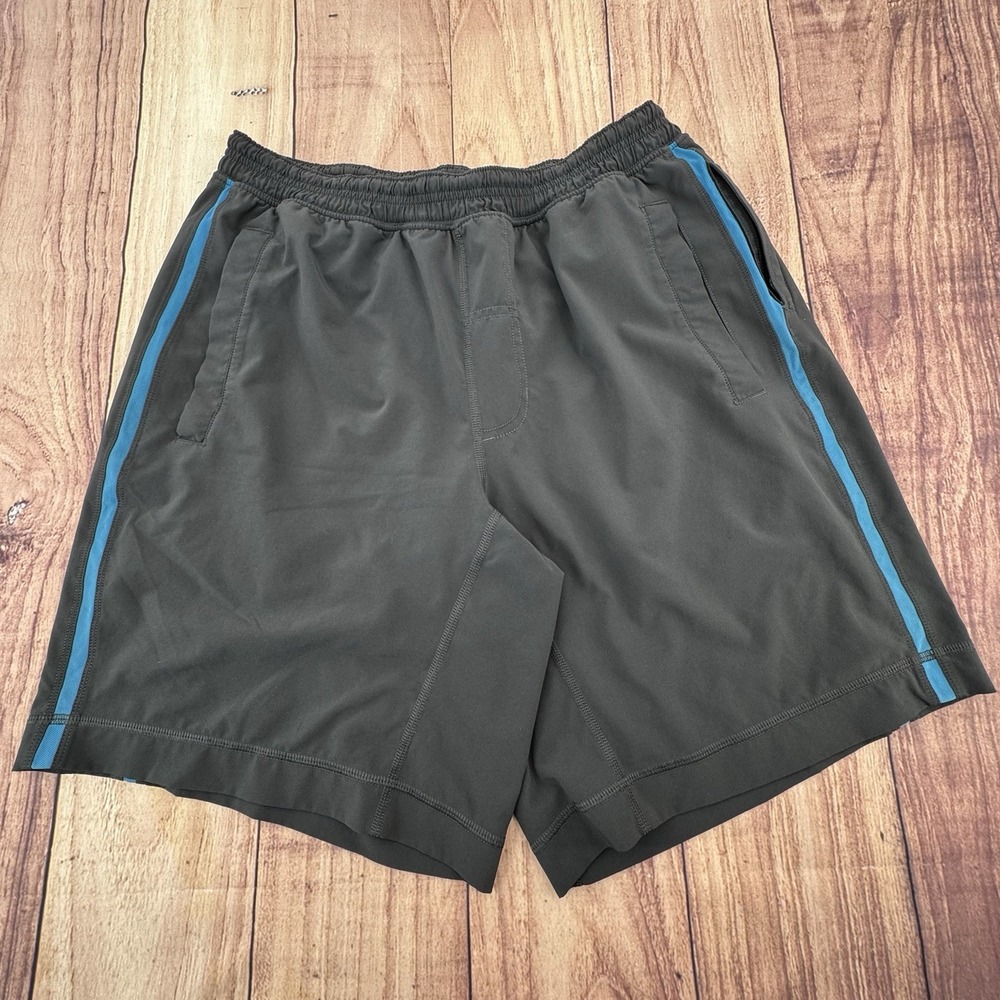 Lululemon Black Active Shorts‎ Lined 9" Inseam Athleisure Training Men's Size 32